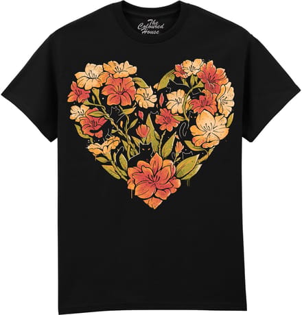 Wild Heart - Cats The Coloured House T-shirt L