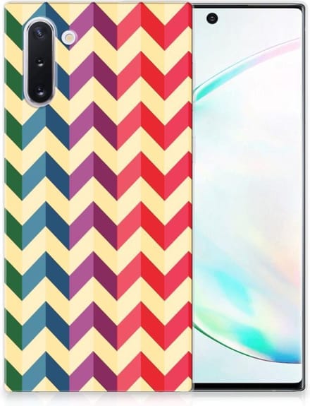 Samsung Galaxy Note 10 TPU bumper Zigzag Multi Color