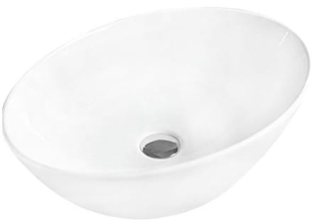 Mexen Marina opzetwastafel 56 x 38 cm, wit - 21195600