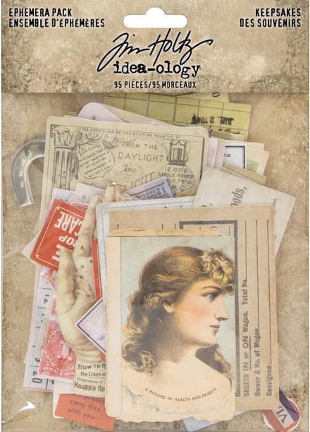 Tim Holtz: Keepsakes Idea-Ology Ephemera Pack