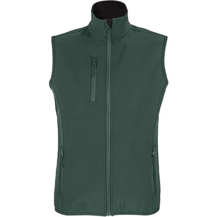 SOLS Dames/Dames Falcon Bodywarmer Softshell met rits (Bosgroen)