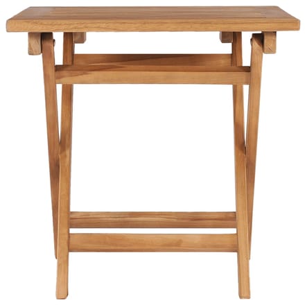 vidaXL - Tuintafel - inklapbaar - 45x45x45 - cm - massief - teakhout