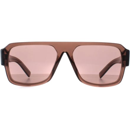 Prada PR22YS 17O60B transparant bruin lichtbruine zonnebril