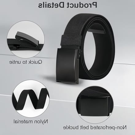 Verstelbare Nylon Canvas Riem met Snelsluiting, Ideaal voor Vliegreizen, Duurzaam en Comfortabel, 125cm