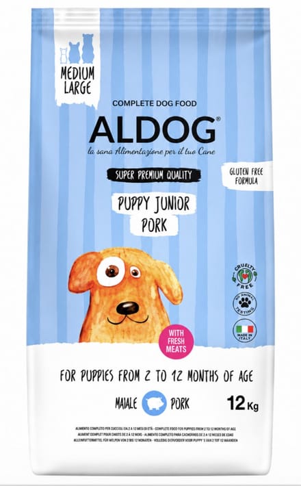 Aldog Puppy / Junior - Varken / Pork - 12kg