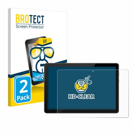 BROTECT - Screenprotector voor Huawei MediaPad T5 10 - Folie Beschermfolie transparant 2 Stuks