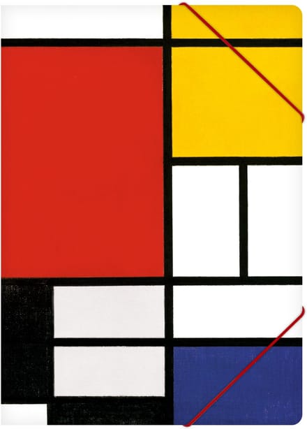 Lanzfeld Documentenmap A4 – Map met Elastiek – Mondriaan Composition I
