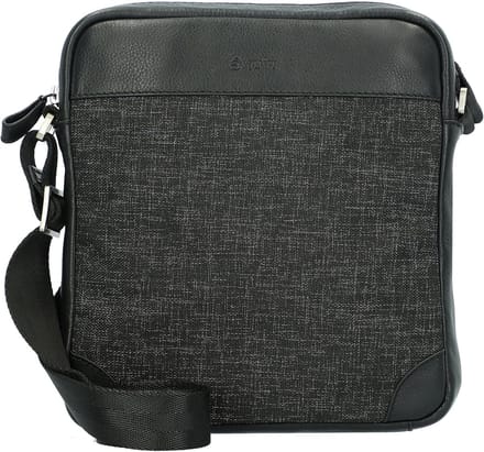 Esquire schoudertas Recycled Life Crossbody Bag Anthracite antraciet