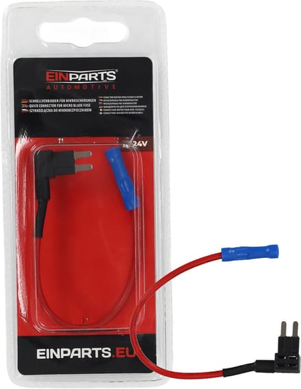 Einparts Micro2 Zekeringadapter Voor Autocamera's En Gps 12V 24V