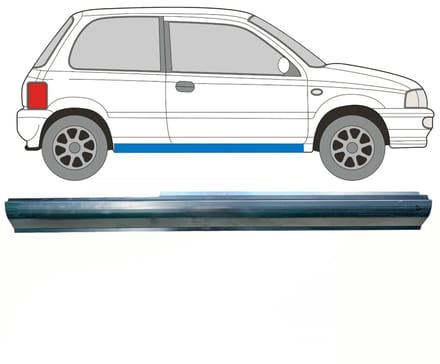 Reparatie dorpel voor Suzuki Alto 1994-2002 / Rechts
