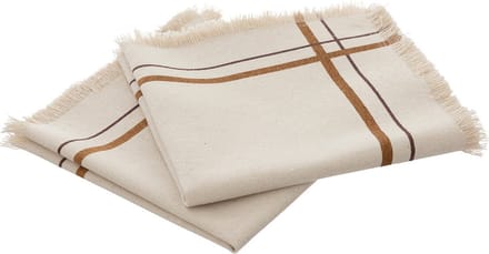 Atmosphera Servetten Maha Ray 40x40cm - Set van 2 stuks - Katoen - Multi