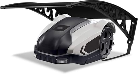 Overkapping voor robotmaaier met UV-bescherming - Zwarte garage voor gazonrobot