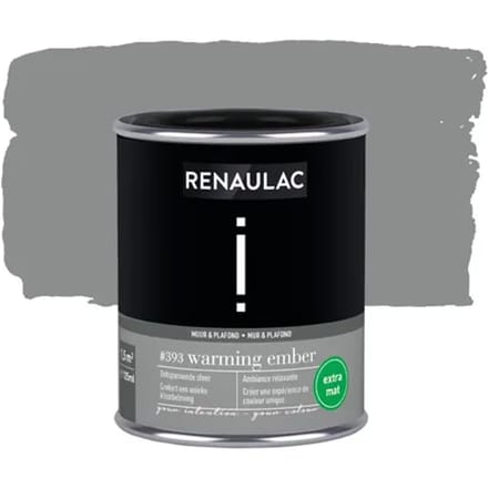Renaulac Intention Muurverf - Extra Mat - Warming Ember - 125ml