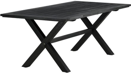 Svea - Elbert rechthoek tuintafel 200x100 cm - zwart