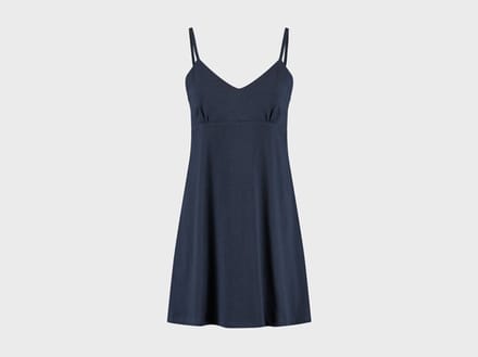 Yumeko slipdress jersey midnight blauw s
