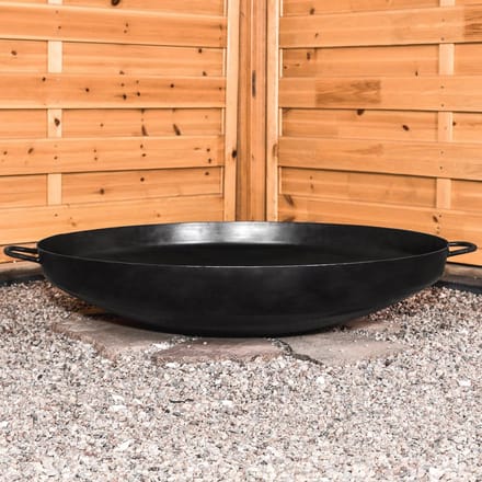 Vuurkorf 79 cm met handgrepen en waterafvoeropeningen