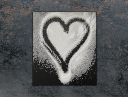 TMK ArtDeko - Snijplank - Glas - 45x52 cm - Hartvorm