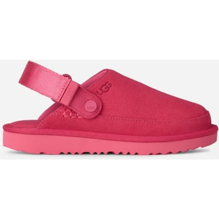 UGG® Goldenstar Clog in Pink Bloom, Size 2, Suede/Polyester