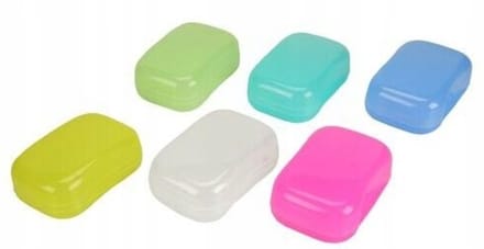 Galicja - Plastic Zeepbakje - Sluitbaar - 11cm - Multikleur