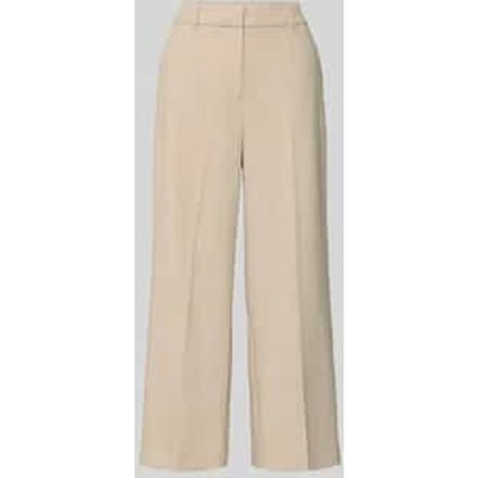 comma - female - Gestructureerde broek met steekzakken