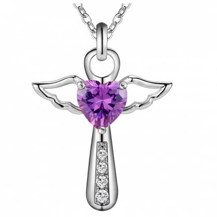 Kruis- ketting -zilver -45 cm-Charme Bijoux