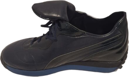 NEW EDITION-SNEAKER-276- BLEU/METAL-LEER-39