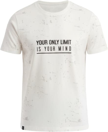 OMBRE T-shirt - Regular Fit - Katoen - Korte Mouw Wit S
