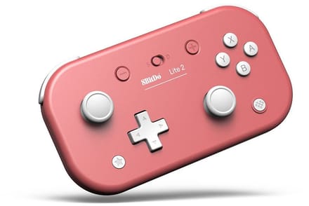 8BitDo Lite 2 - 18 Hours Playtime - Switch - iOS - Android - Pink - Wireless Controller