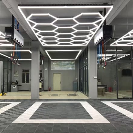 Hexagon LED Licht - Honingraat Verlichting - Werkplaats Verlichten - Daglicht Equivalent - 14 Stuks - Wit