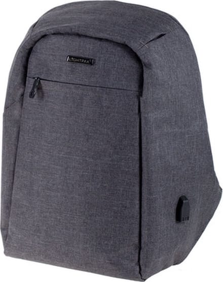 Lightpak rugzak - SAFEBAG - grijs - polyester - JU-46153