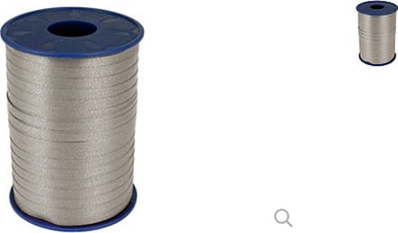 Krullint 5mm x 500 meter kleur grijs etain 731