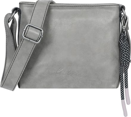 Fritzi aus Preußen schoudertas Bitzi02 Jive Crossbody Bag Metallic Shell Taupe