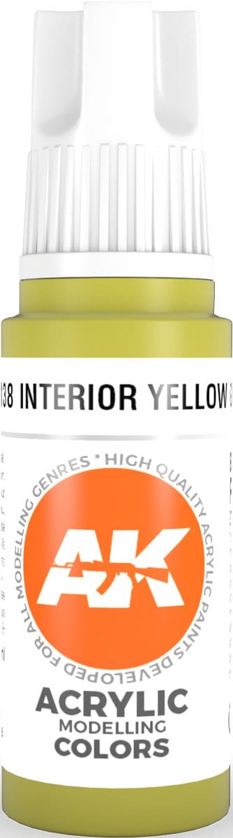Interior Yellow Green Acrylic Modelling Color - 17ml - AK-11138