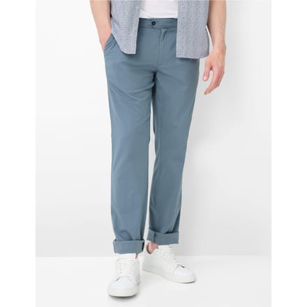 Eurex Heren Broek  Style LUIS BLUE, blauw, maat 60