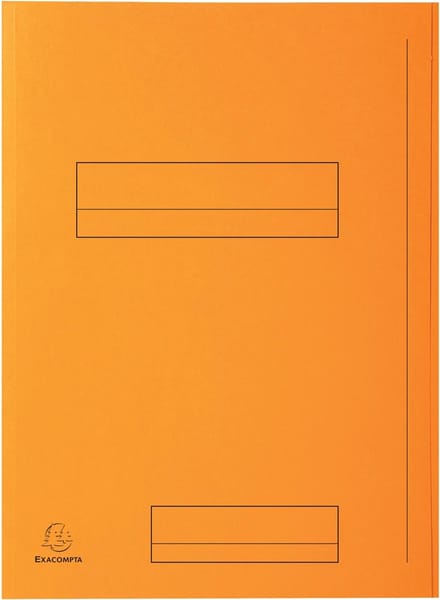 Exacompta 5x SUPER 210 - Pak van 50 mappen met 2 kleppen - 24x32cm - - Oranje - 335007E