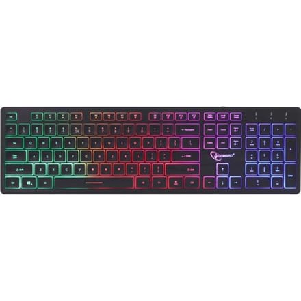 Gembird - Rainbow keyboard - RGB Kleuren - QWERTY