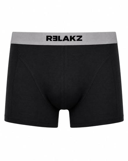 RELAKZ -Heren Boxershorts - Trunks - 2-pack - Lenzing Modal - zwart - maat S