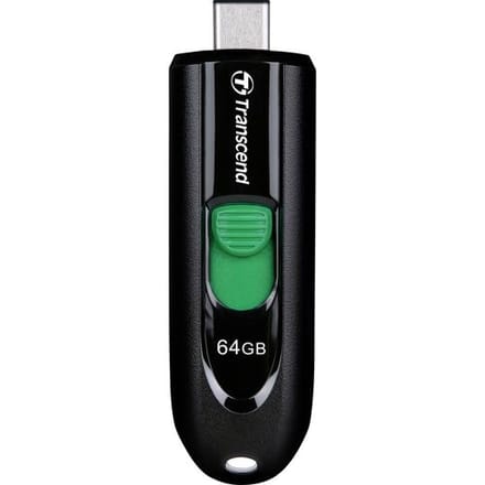 Transcend JetFlash 790C USB-stick 64 GB Zwart TS64GJF790C USB-C 3.2 Gen 1
