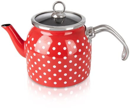 Waterkoker Geëmailleerde TECKA 1,1 l - Fluitketel - Waterketel