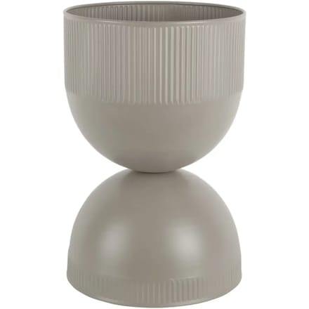 Present Time Bloempot Tonar Medium - Grijs - 25.5x25.5x39cm - Modern