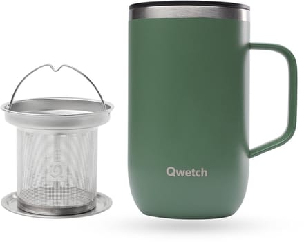 Qwetch Infuser Mok Geïsoleerd - Matt Kaki