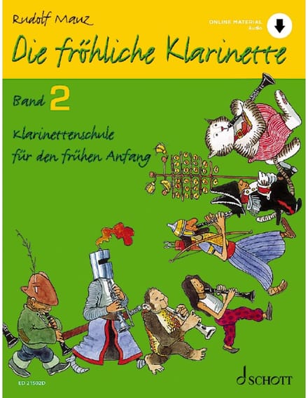 Schott Music Die fröhliche Klarinette 2 - Educatief