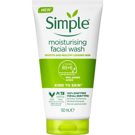 Simple Moisturising Facial Wash 150 ml