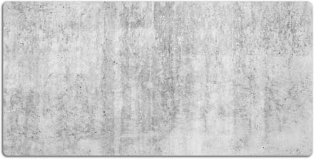 Tulup Bureau Onderlegger - Beton Computer Mat - 90 x 45 cm - Grijs Bureau Pad - Computer Mat - Kantoor Decoraties - Bureau Pad