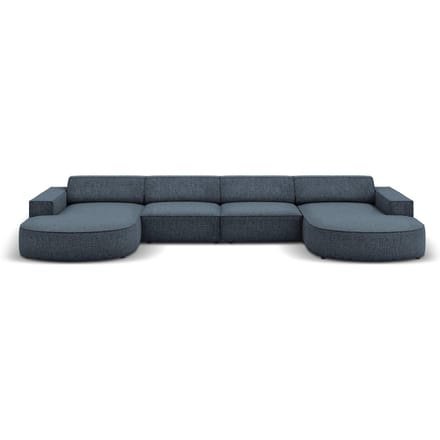U-bank Jodie chenille afgerond | Micadoni Home