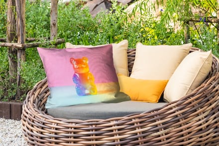 Buitenkussens - Tuin - Pastel - Snoep - 50x30 cm