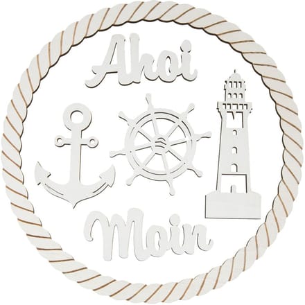 Houten ringenset "Maritiem"