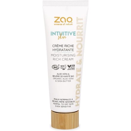 Zao Vochtinbrenger Hydraterende Rijke Crème Gezichtscrème Dames 50 ml