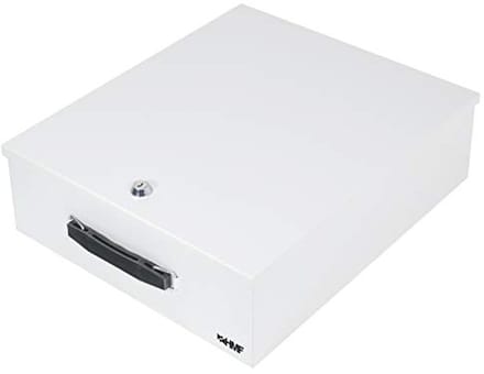 Afsluitbare XL Documentencassette voor Ordners - Lichtgrijs, DIN A4/B4