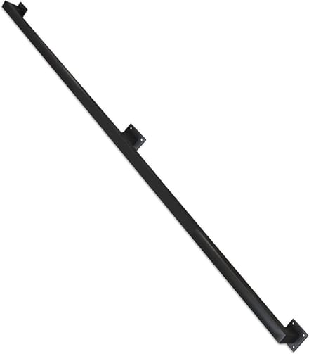 Trapleuning Smeedijzer - Steunleuning Binnen - Veilige Traplift - Dubbele Laagbescherming - 100 cm - Zwart